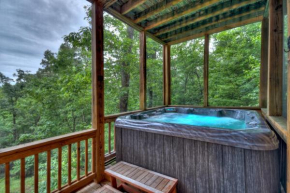 Pursuit of Happiness Mountain luxury hot tub big-screen TVs pet-friendly